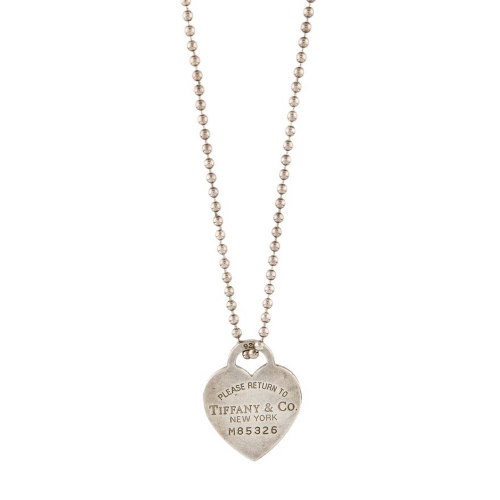 Tiffany & Co. Silver Heart Pendant Necklace